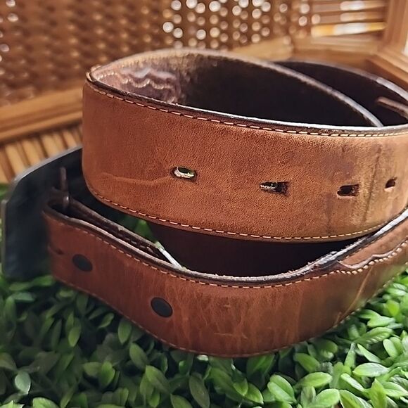 Remington Belt Canada Goose Buckle Original Sculpted By Sid Bell 1980 - Picture 10 of 15